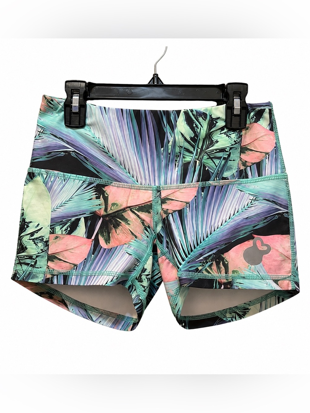 Belle‎ & Bell Tropical Floral Print Training Shorts Size XS